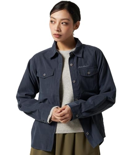 Eddie Bauer ネイビー ロングコート エディーバウアー EDDIE BAUER スタンドカラーコート ロング丈